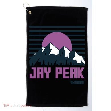Jay Peak Mountains Vermont Hiking Outdoors Cool Gift Golf Towel