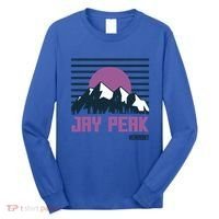 Jay Peak Mountains Vermont Hiking Outdoors Cool Gift Long Sleeve Shirt thumb 0
