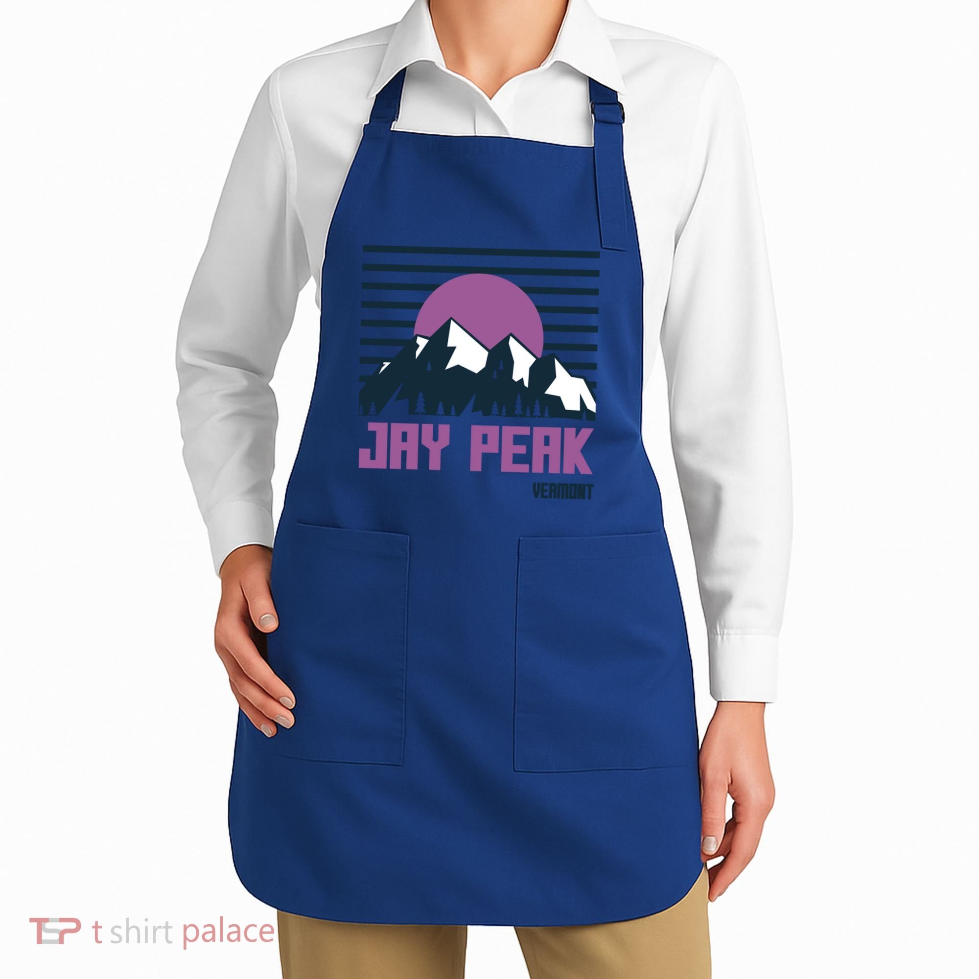 Jay Peak Mountains Vermont Hiking Outdoors Cool Gift Apron