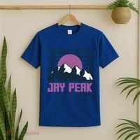 Jay Peak Mountains Vermont Hiking Outdoors Cool Gift T-Shirt thumb 2