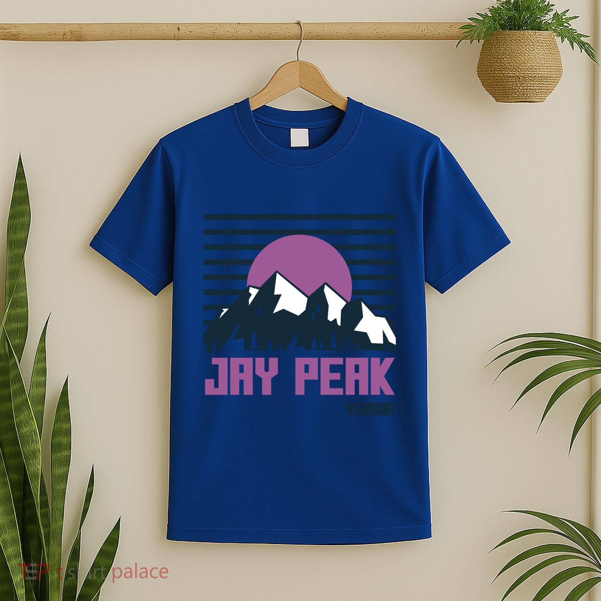 Jay Peak Mountains Vermont Hiking Outdoors Cool Gift T-Shirt
