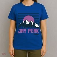 Jay Peak Mountains Vermont Hiking Outdoors Cool Gift T-Shirt thumb 4