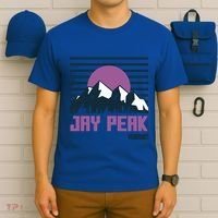 Jay Peak Mountains Vermont Hiking Outdoors Cool Gift T-Shirt thumb 6