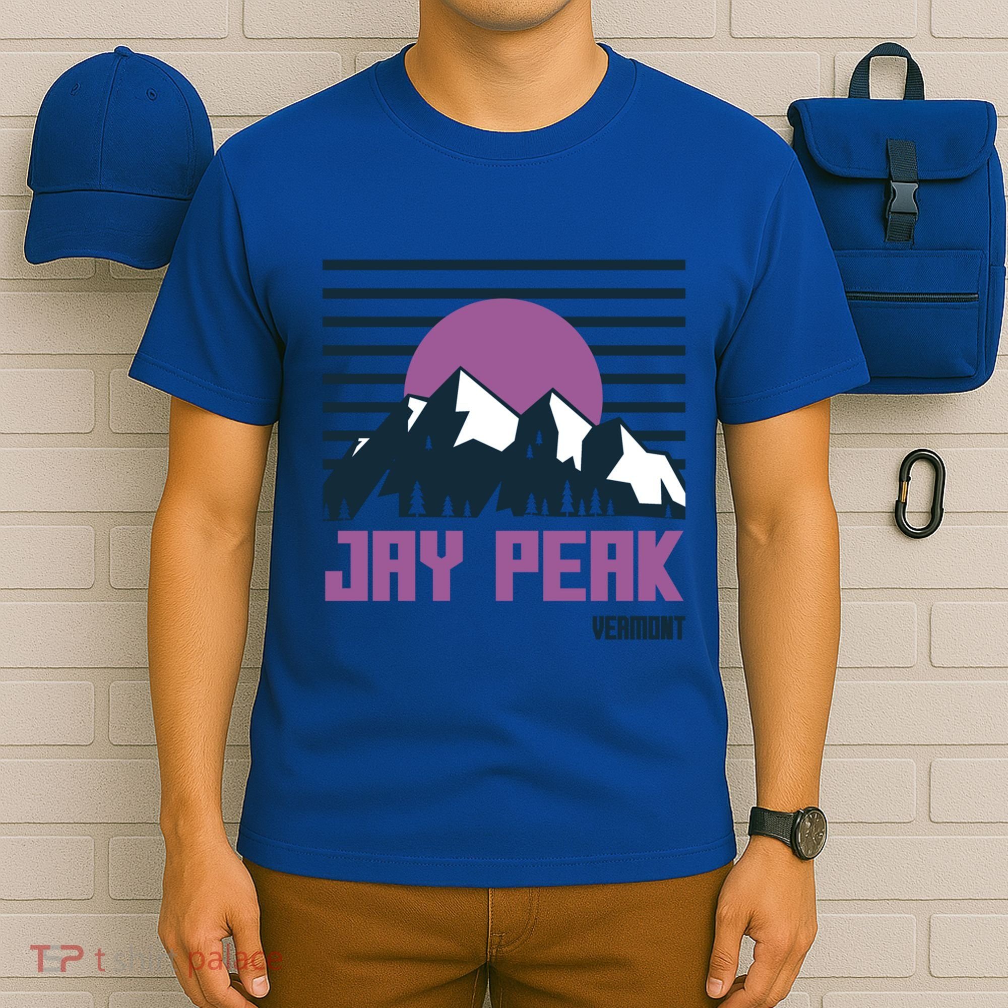 Jay Peak Mountains Vermont Hiking Outdoors Cool Gift T-Shirt