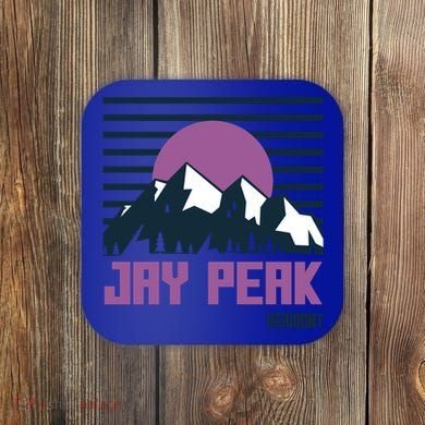 Jay Peak Mountains Vermont Hiking Outdoors Cool Gift Coaster