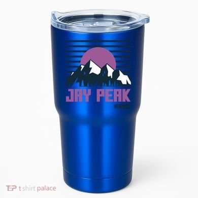 Jay Peak Mountains Vermont Hiking Outdoors Cool Gift Tumbler