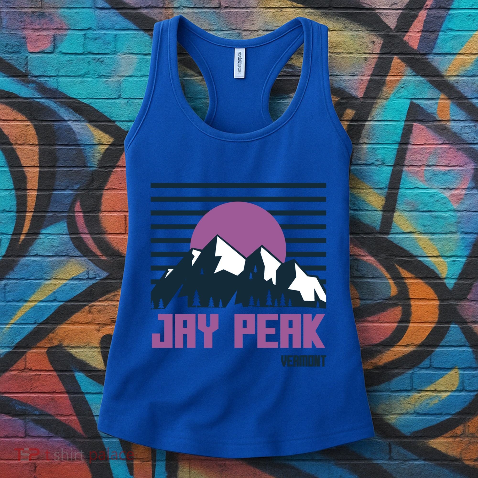 Jay Peak Mountains Vermont Hiking Outdoors Cool Gift Women's Tank Top
