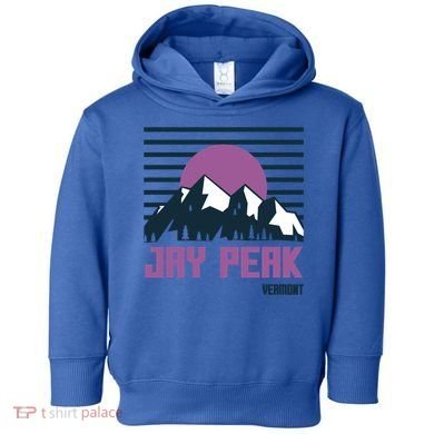 Jay Peak Mountains Vermont Hiking Outdoors Cool Gift Toddler Hoodie