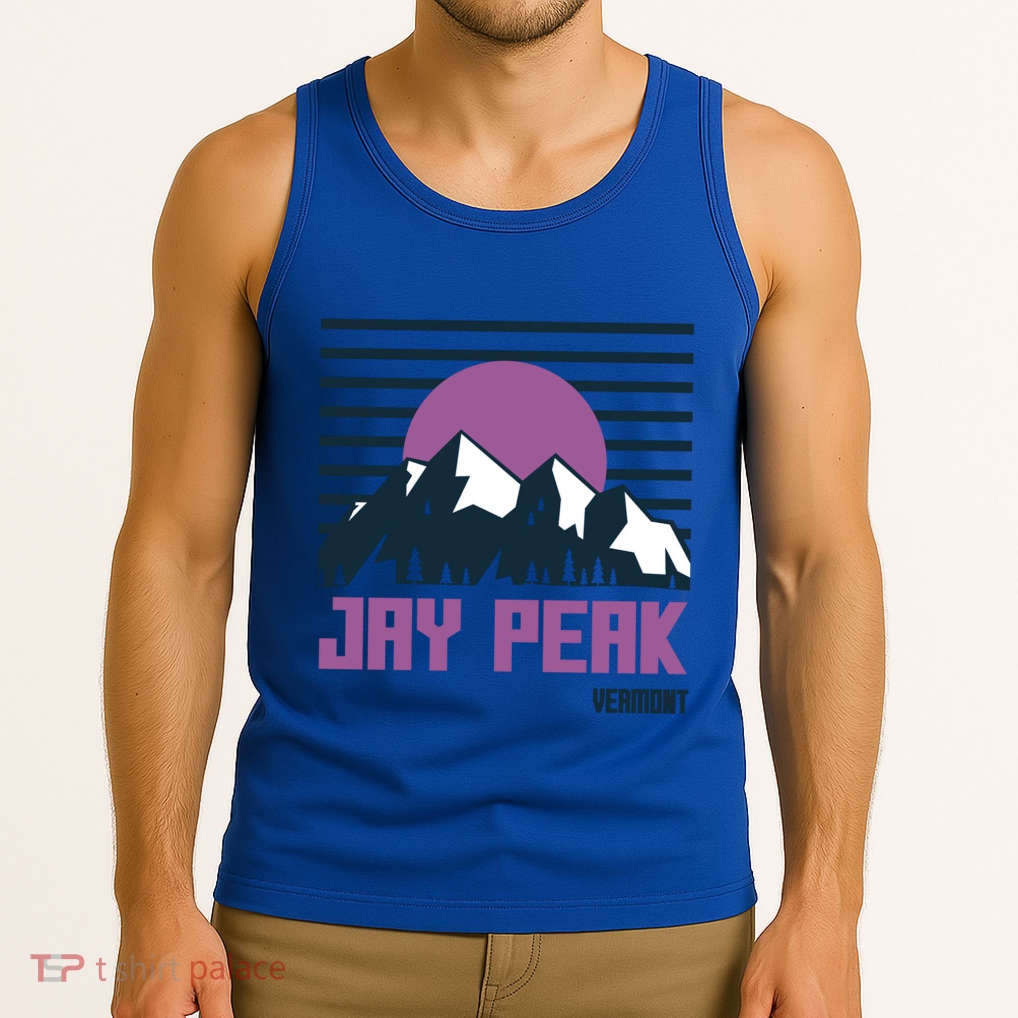 Jay Peak Mountains Vermont Hiking Outdoors Cool Gift Tank Top
