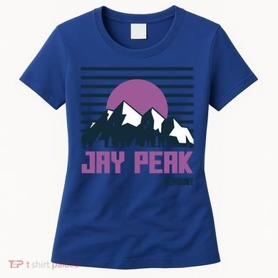 Jay Peak Mountains Vermont Hiking Outdoors Cool Gift Women's T-Shirt