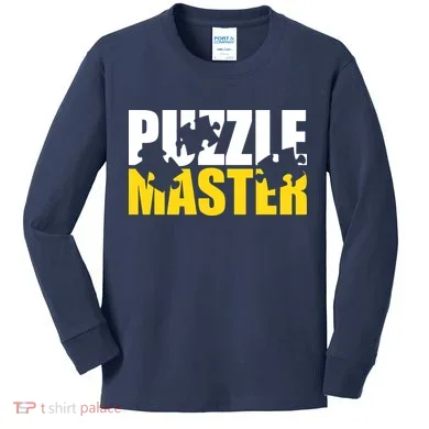 Jigsaw Puzzle Master Kids Long Sleeve Shirt