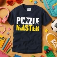 Jigsaw Puzzle Master Kids T-Shirt thumb 3