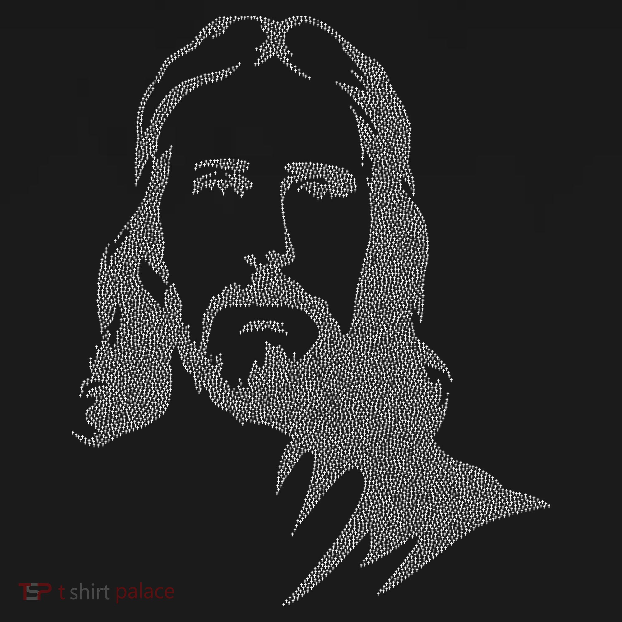 Jesus Portrait Outline Backpack