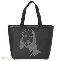 Jesus Portrait Outline Tote Bag thumb 0