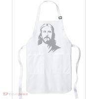Jesus Portrait Outline Apron thumb 0