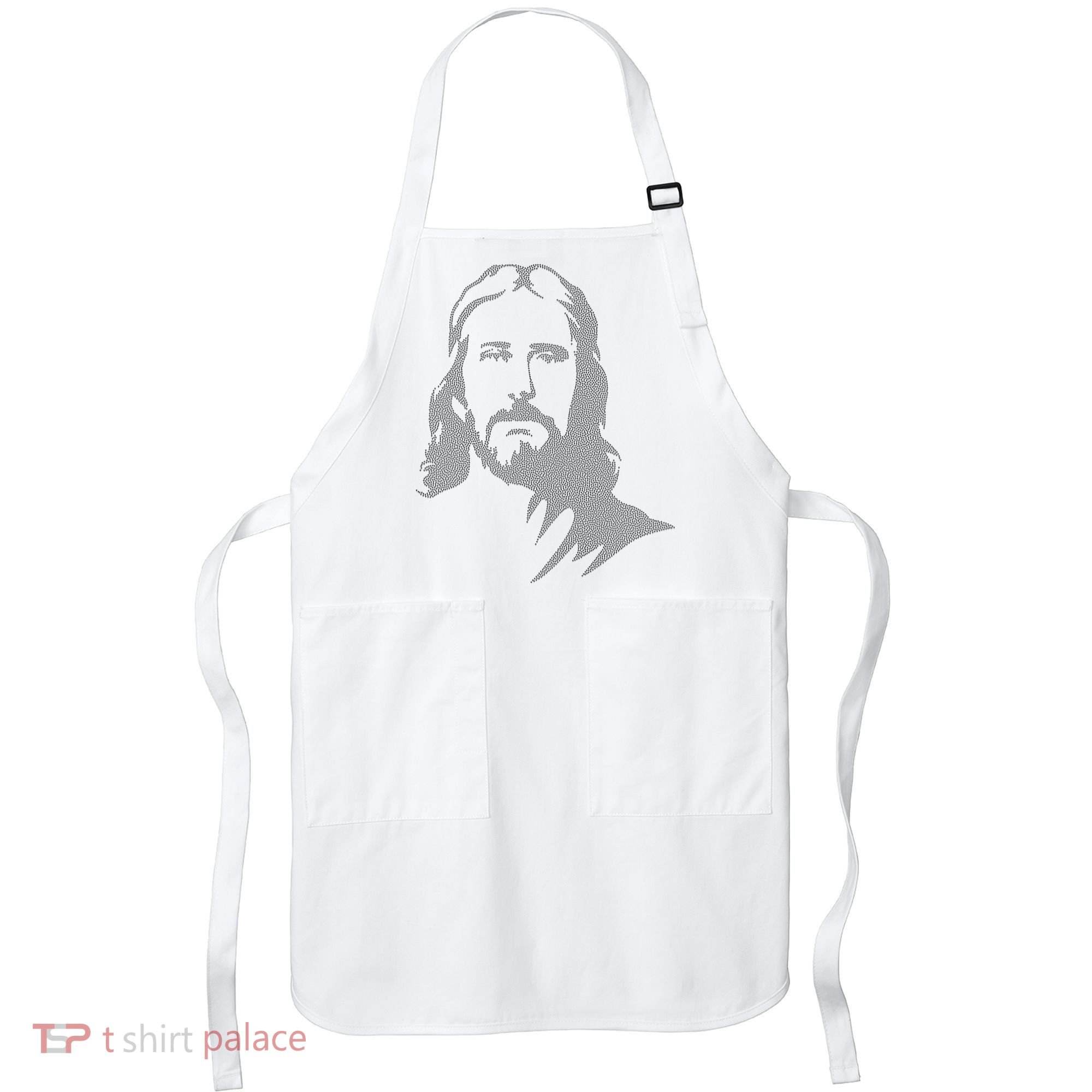 Jesus Portrait Outline Apron