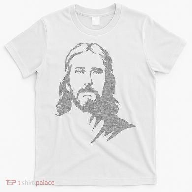 Jesus Portrait Outline T-Shirt