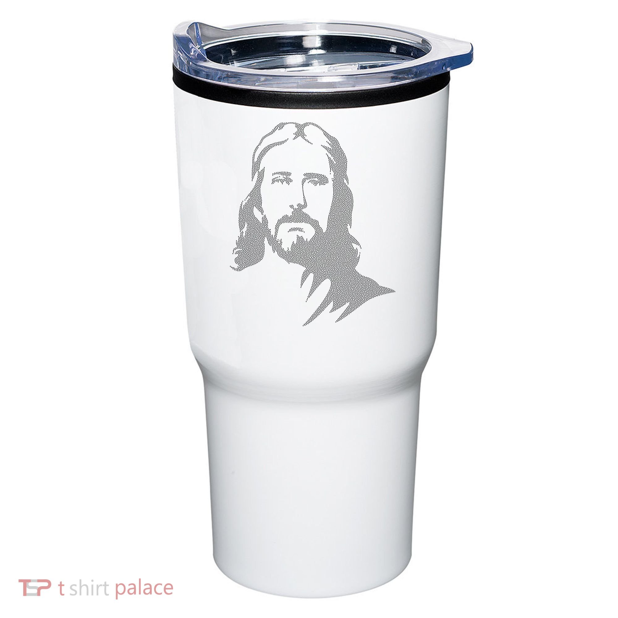 Jesus Portrait Outline Tumbler