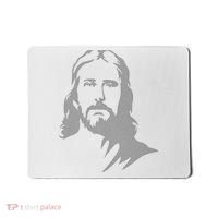 Jesus Portrait Outline Mousepad thumb 0