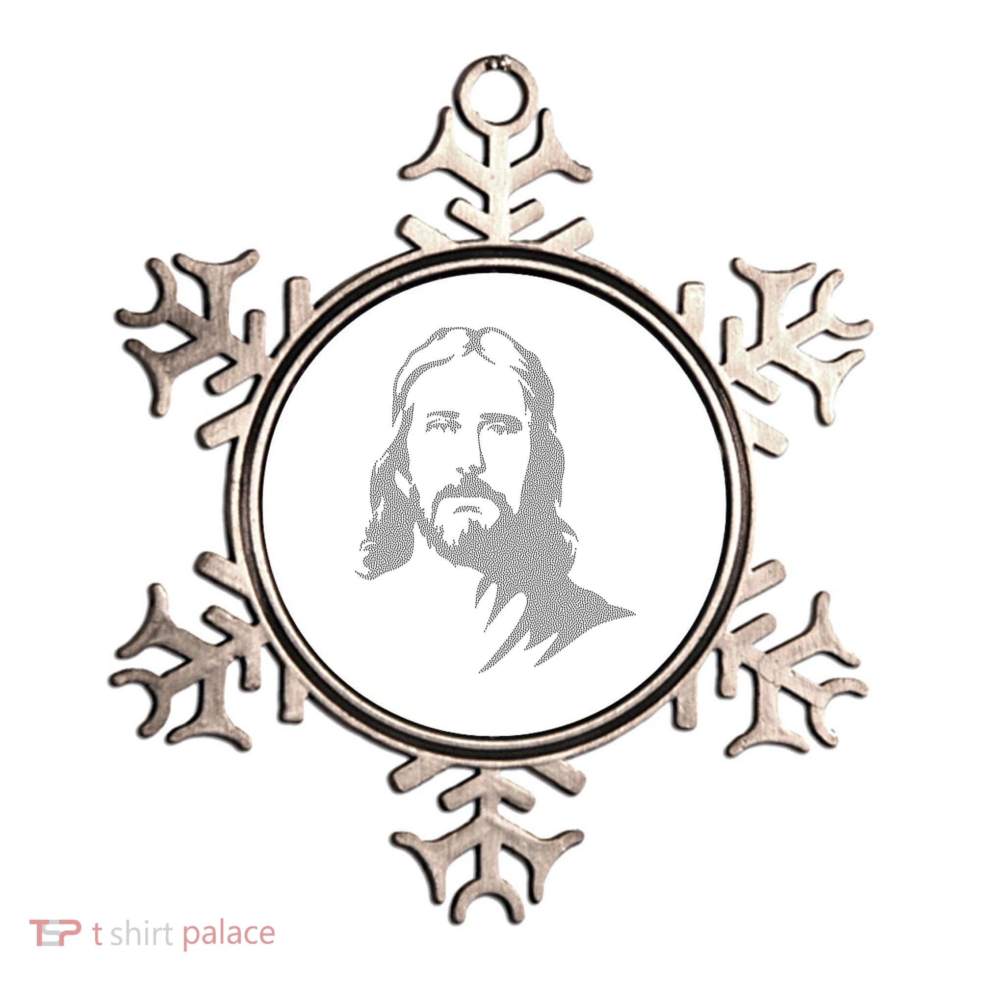 Jesus Portrait Outline Ornament