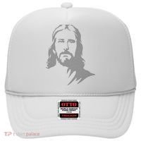 Jesus Portrait Outline Hat thumb 0