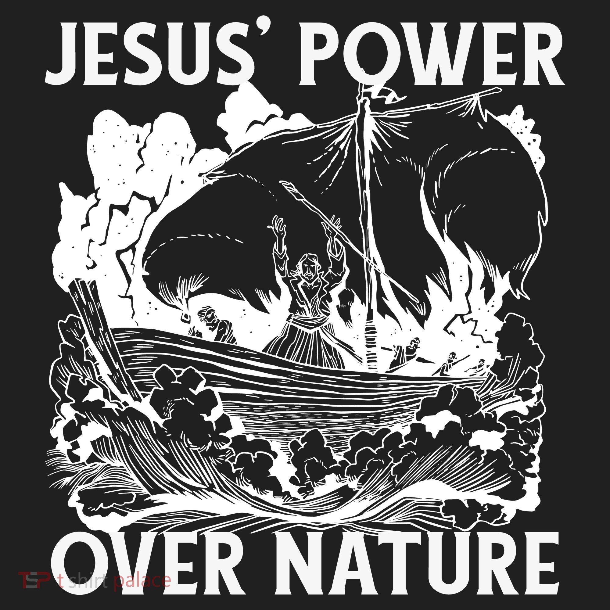 Jesus's Power Over Nature Women's Sweatshirt