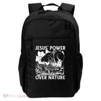 Jesus's Power Over Nature Backpack thumb 0