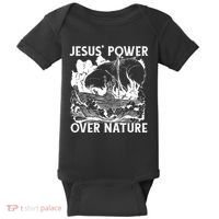Jesus's Power Over Nature Baby Bodysuit thumb 0
