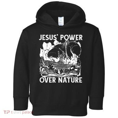 Jesus's Power Over Nature Toddler Hoodie