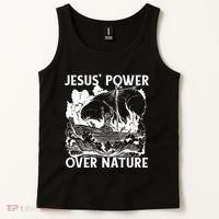 Jesus's Power Over Nature Tank Top thumb 2