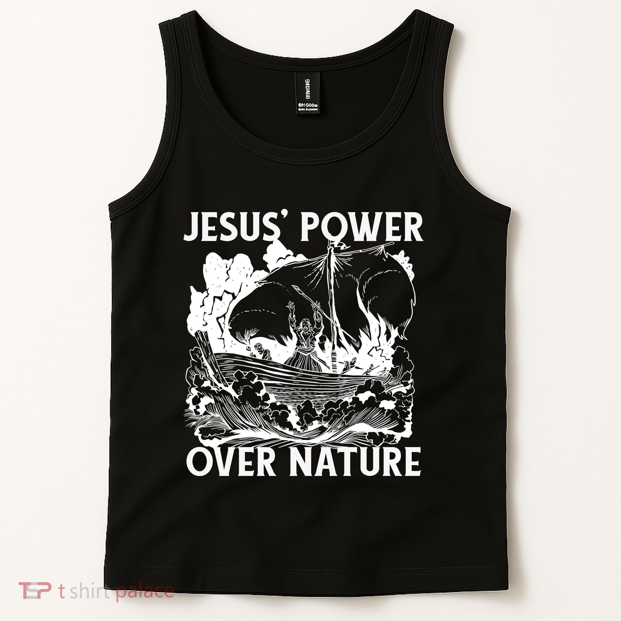 Jesus's Power Over Nature Tank Top