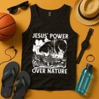 Jesus's Power Over Nature Tank Top thumb 4