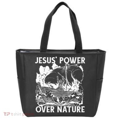 Jesus's Power Over Nature Tote Bag