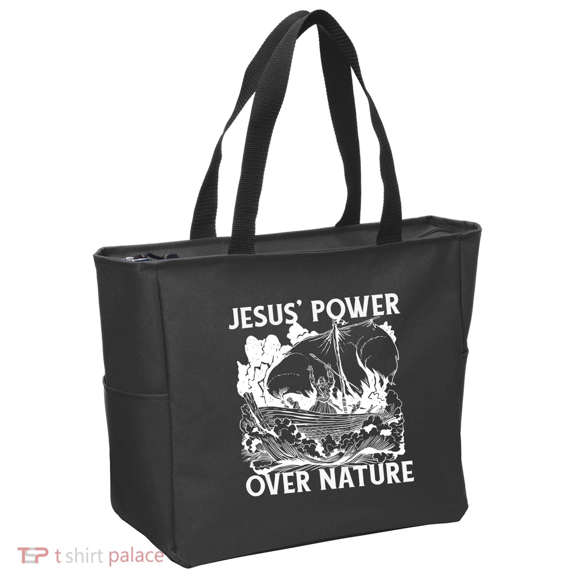 Jesus's Power Over Nature Tote Bag
