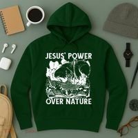 Jesus's Power Over Nature Hoodie thumb 3