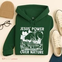 Jesus's Power Over Nature Hoodie thumb 4