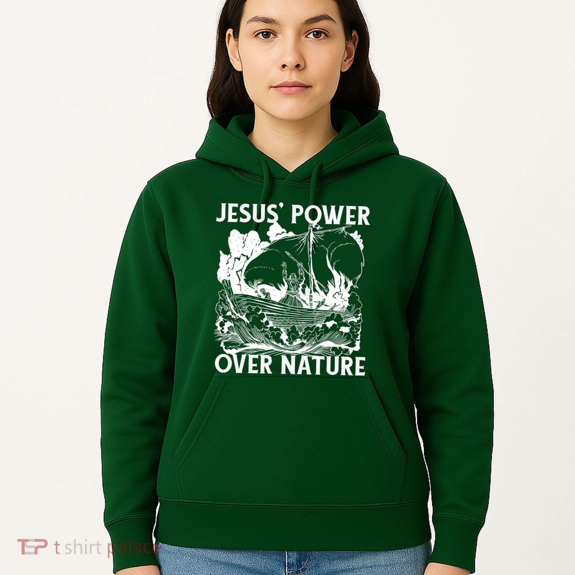 Jesus's Power Over Nature Hoodie