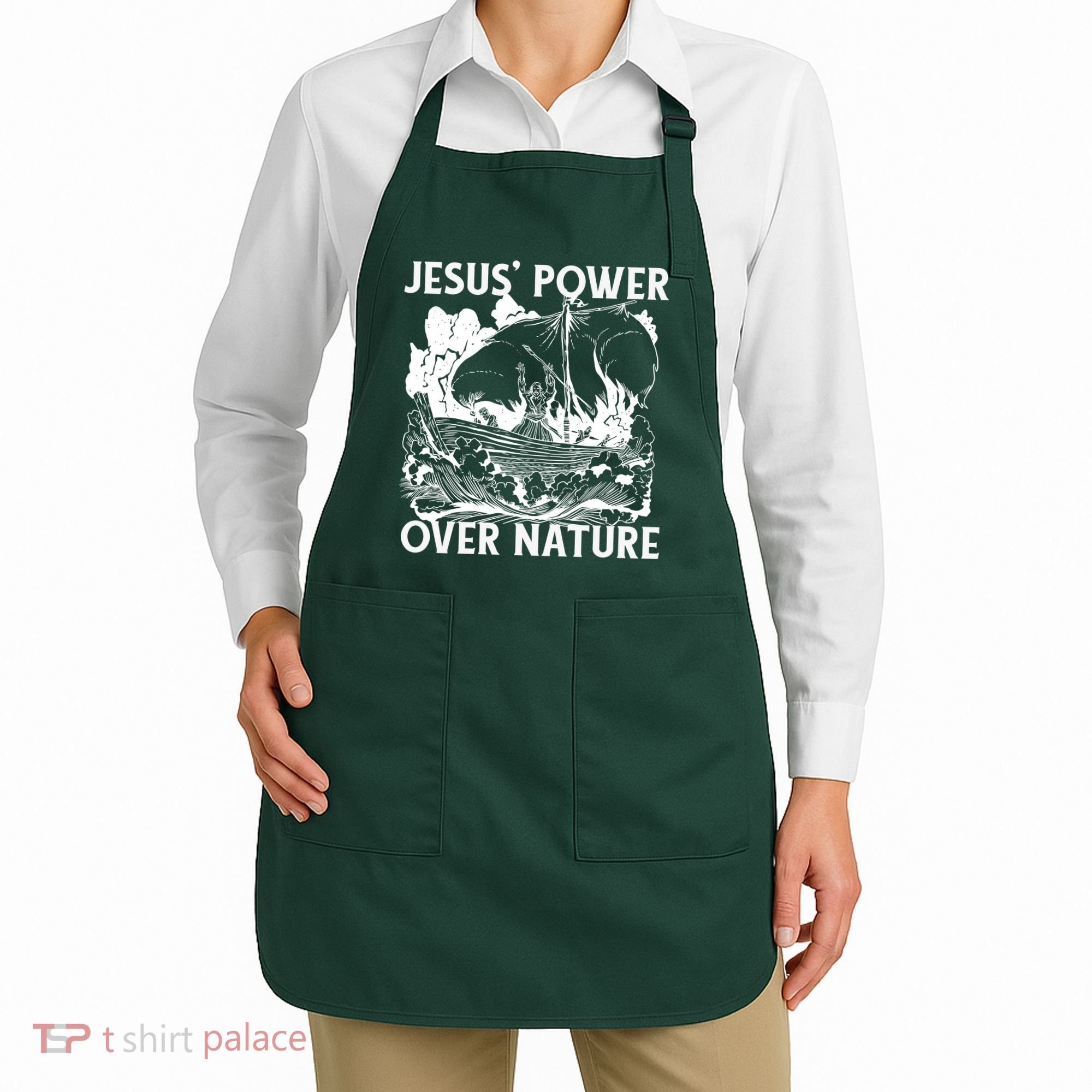 Jesus's Power Over Nature Apron
