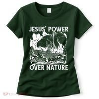 Jesus's Power Over Nature Women's T-Shirt thumb 0