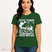 Jesus's Power Over Nature Women's T-Shirt thumb 4