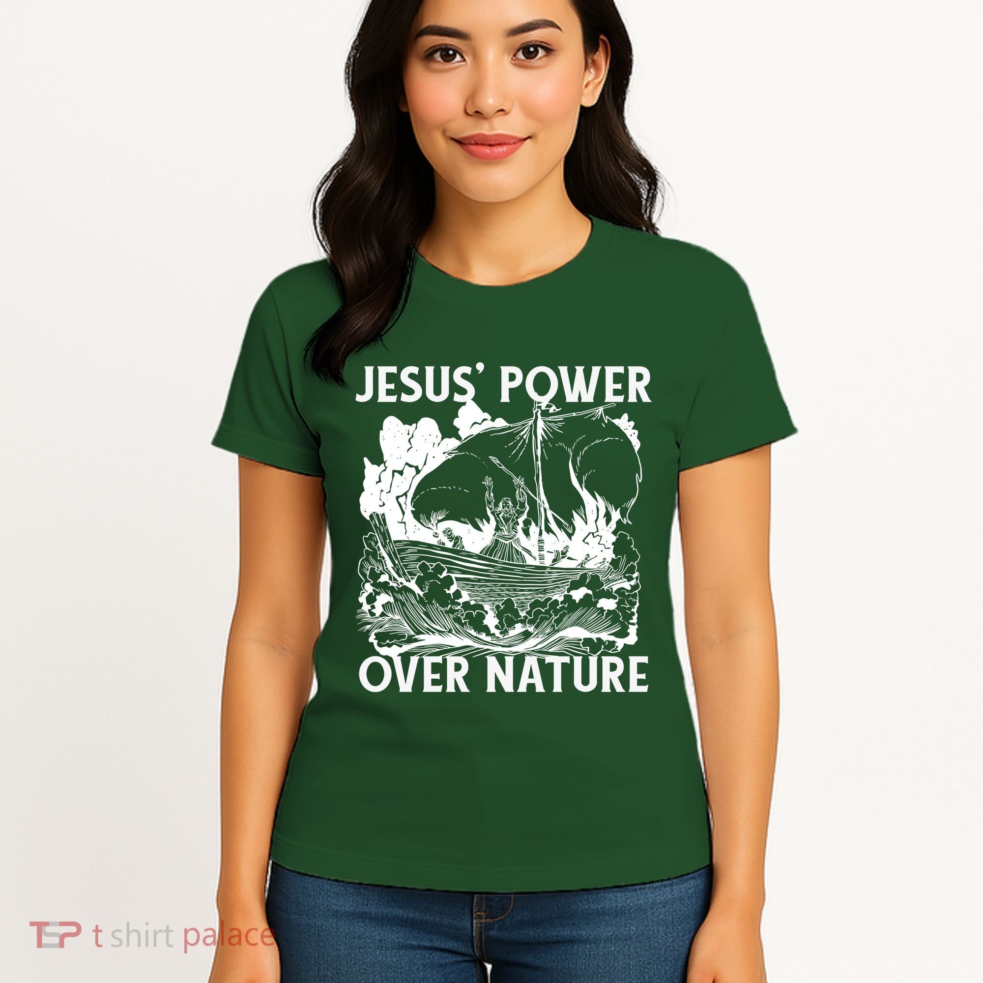 Jesus's Power Over Nature Women's T-Shirt