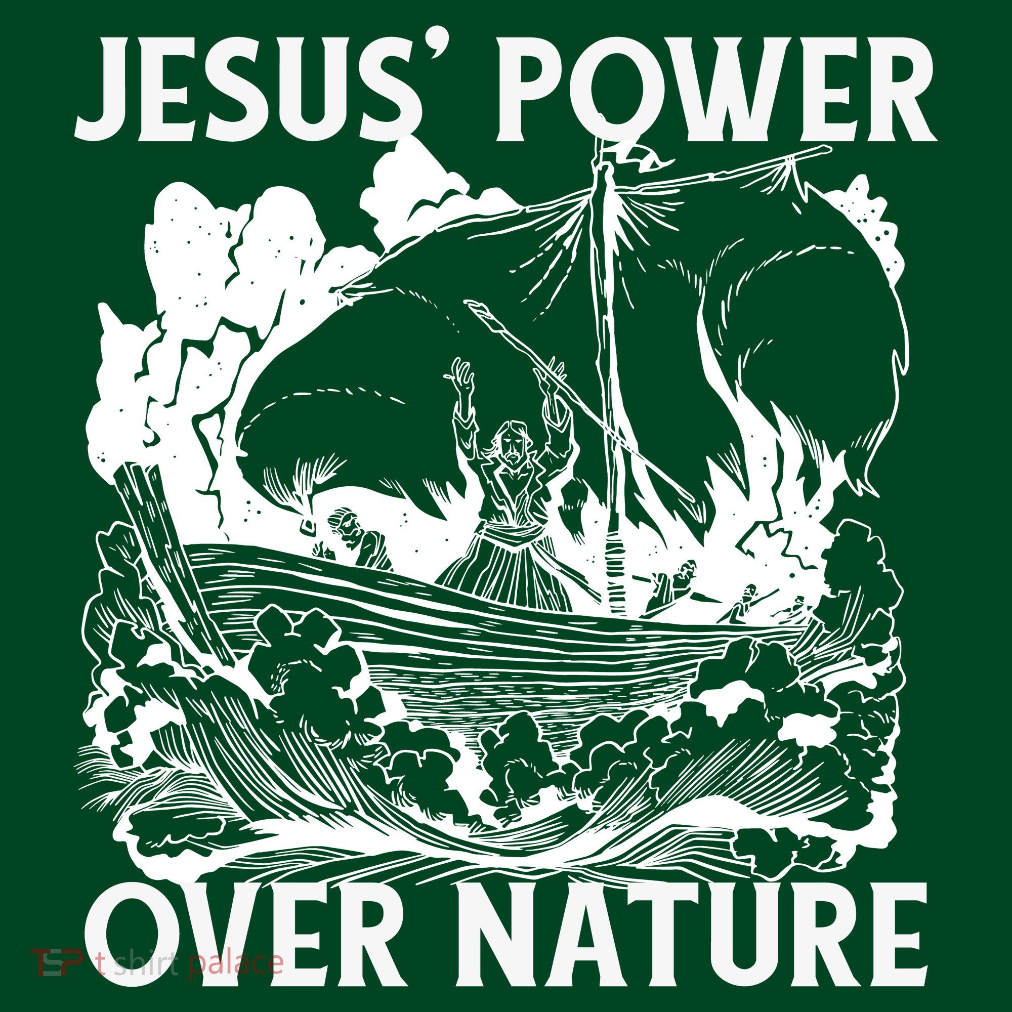 Jesus's Power Over Nature Women's T-Shirt