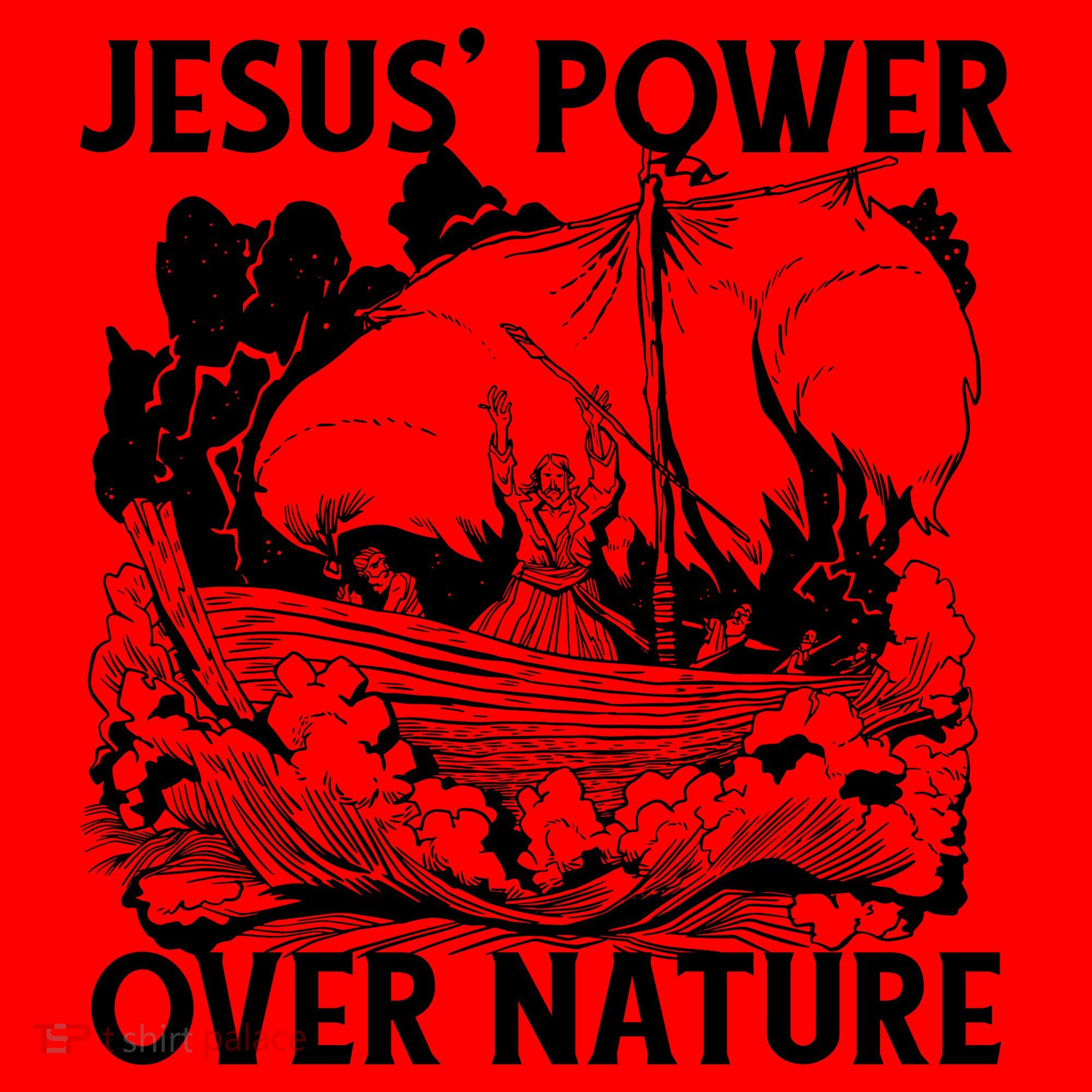 Jesus's Power Over Nature Santa Hat