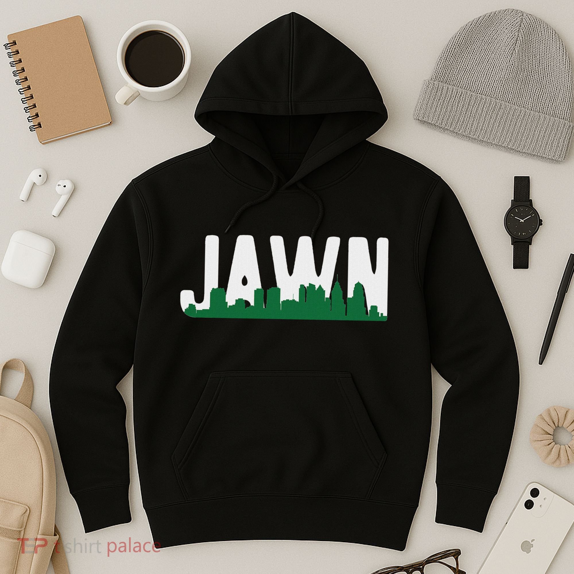 Jawn Philadelphia Pride Slang City Skyline Local Love Hoodie