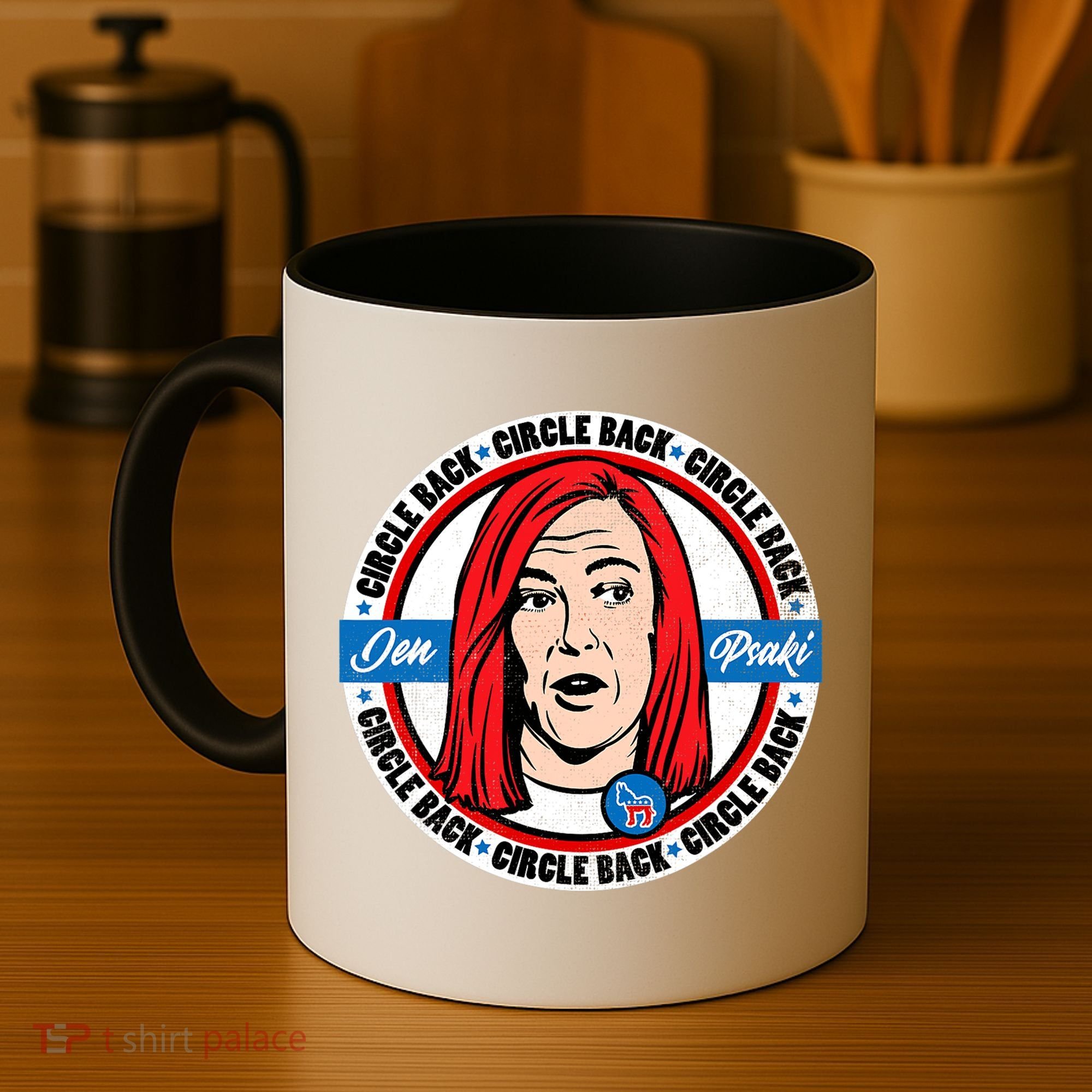 Jen Psaki Press Secretary Funny Coffee Mug