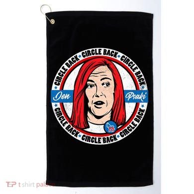 Jen Psaki Press Secretary Funny Golf Towel