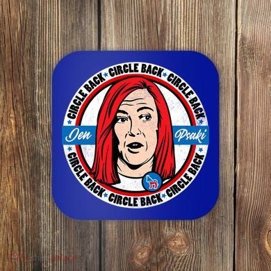 Jen Psaki Press Secretary Funny Coaster