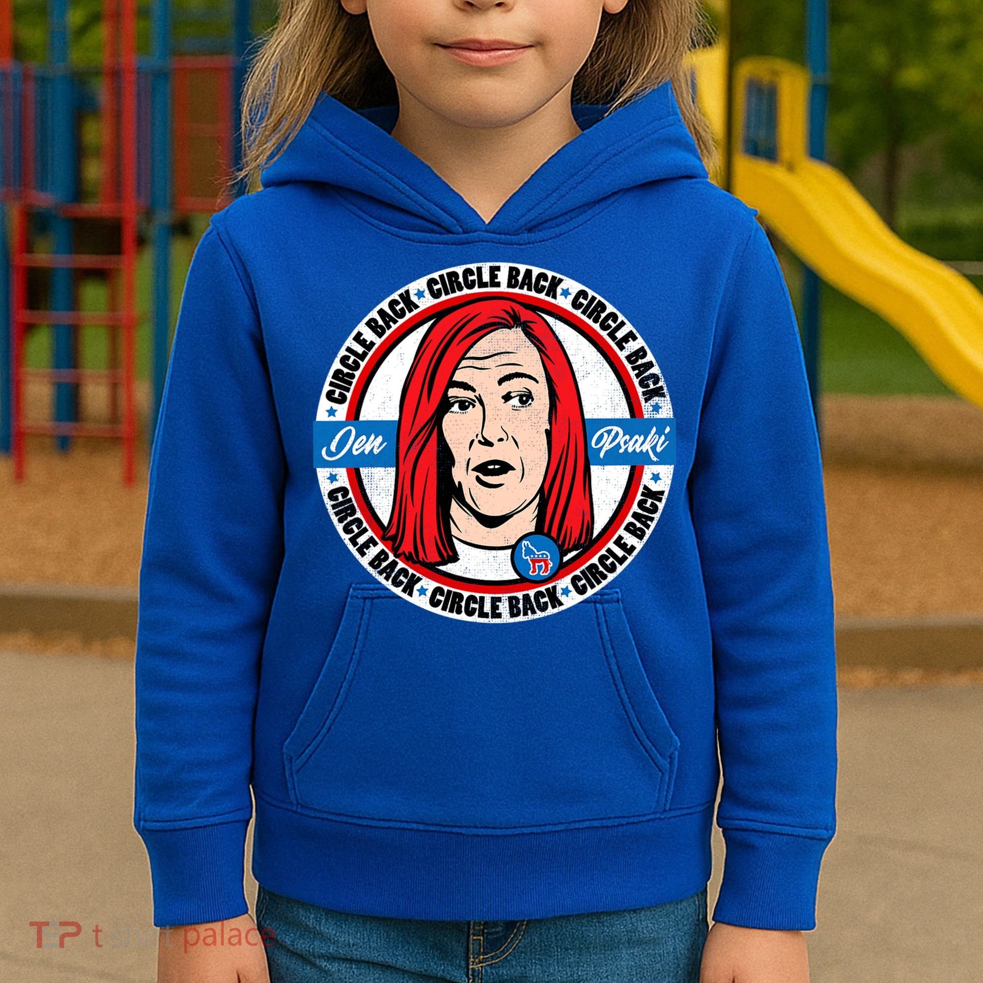 Jen Psaki Press Secretary Funny Kids Hoodie