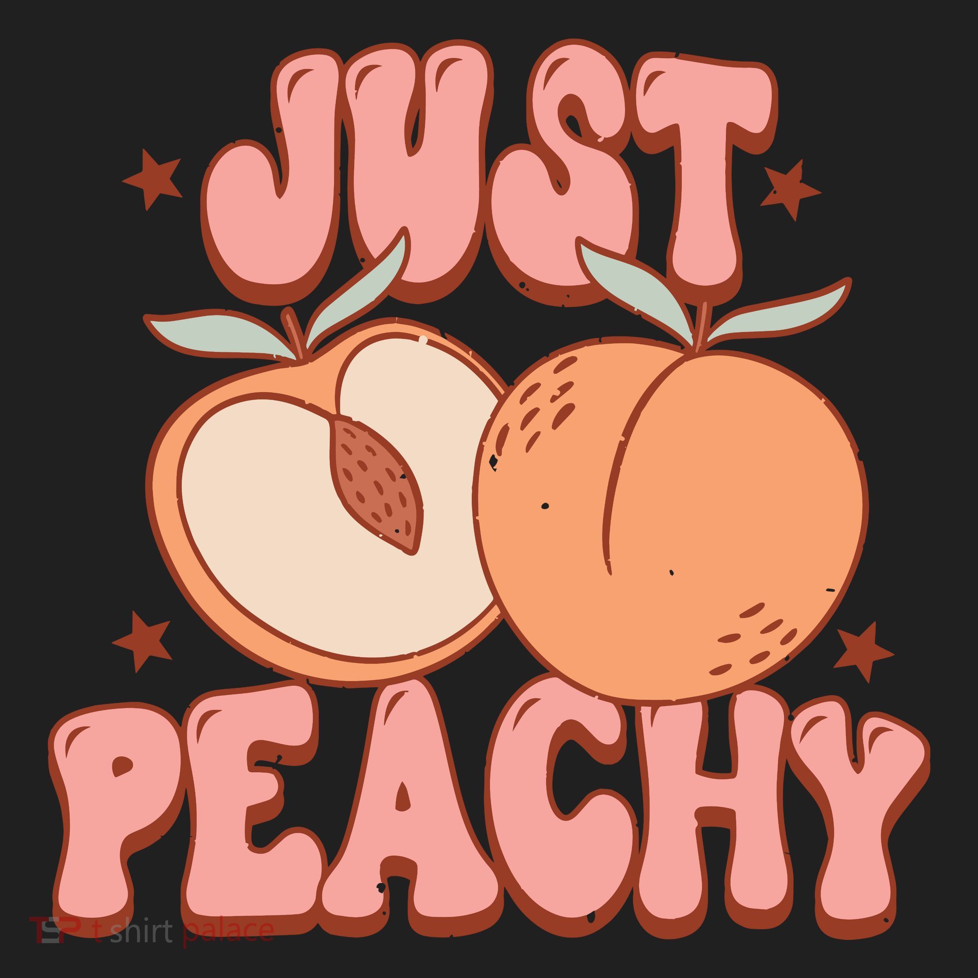Just Peachy Retro 70s Georgia Peaches Summer Fruit Women's Sweatshirt