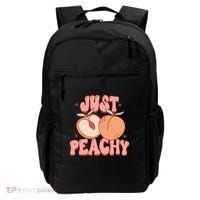 Just Peachy Retro 70s Georgia Peaches Summer Fruit Backpack thumb 0